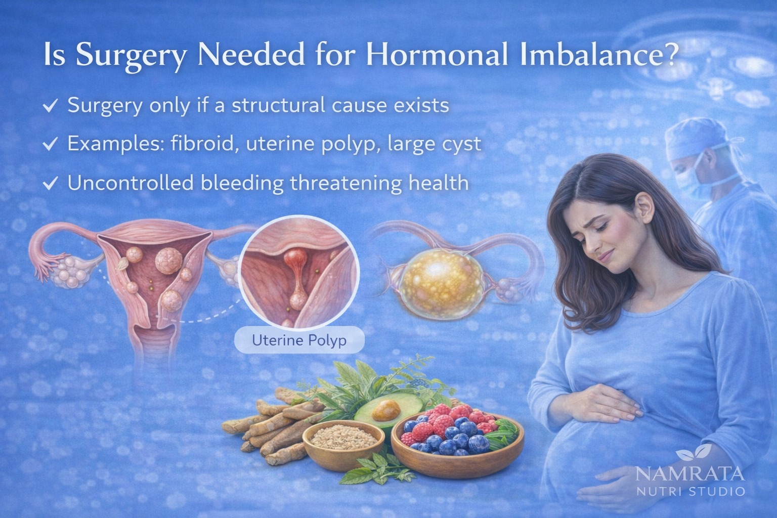 Hormonal imbalance treatment without surgery