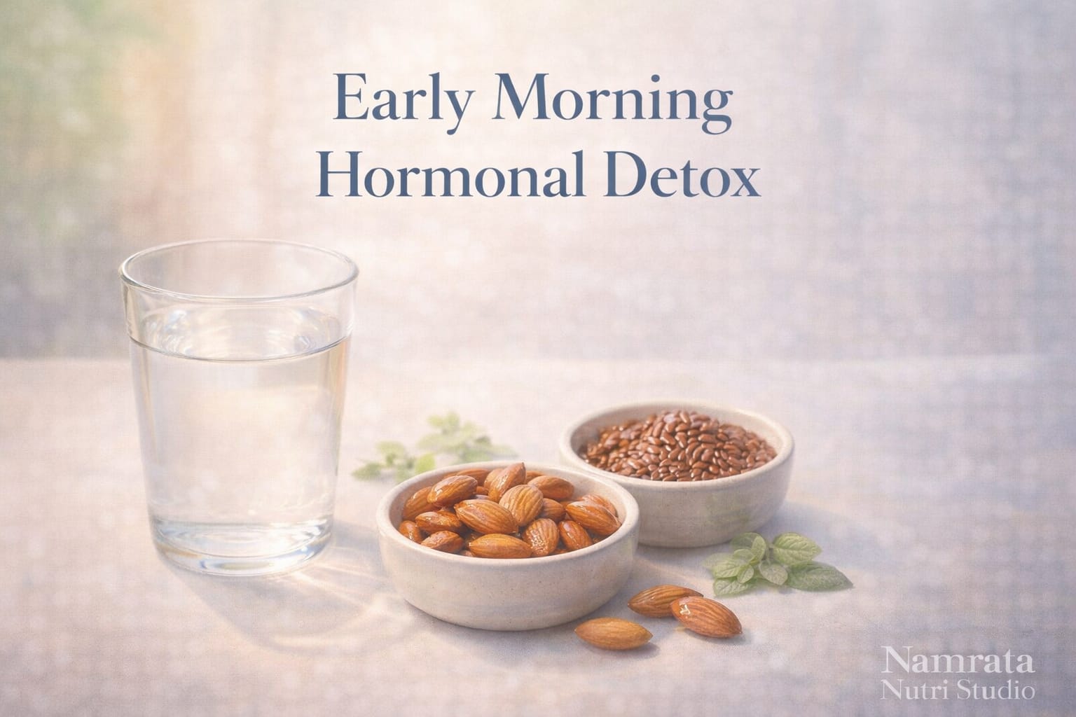 Early morning hormonal detox