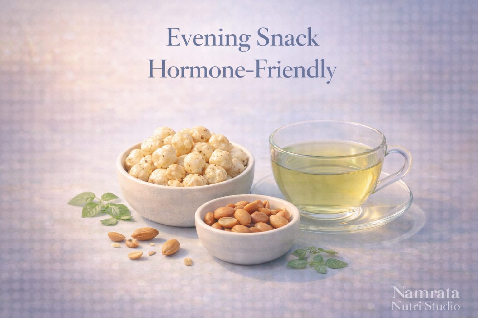 Healthy evening snack women