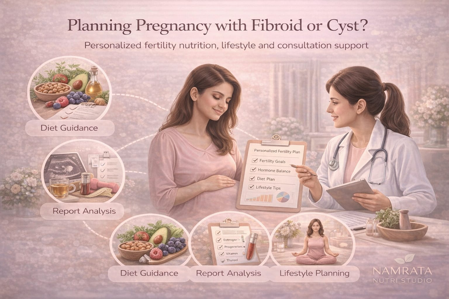 Personalised fertility nutrition lifestyle and consultation support